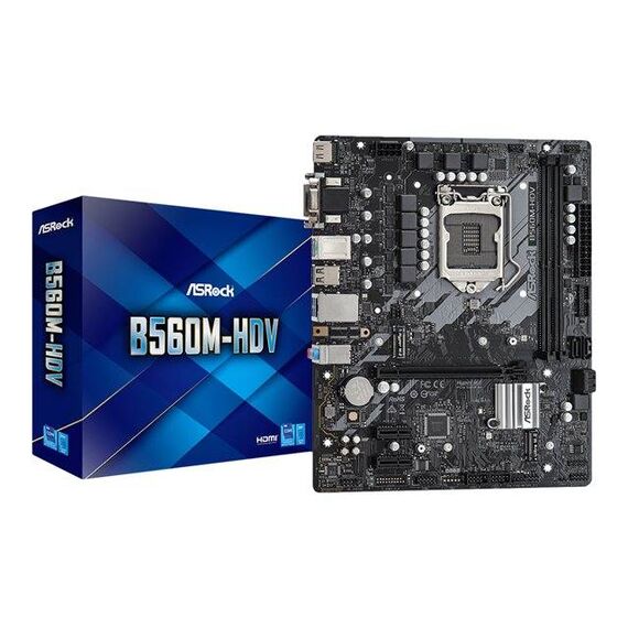 ASRock B560M-HDV Motherboard micro ATX 90-MXBF50-A0UAYZ