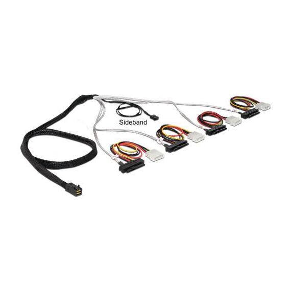 DeLOCK SAS internal cable with Sidebands SAS 6Gbits 83391