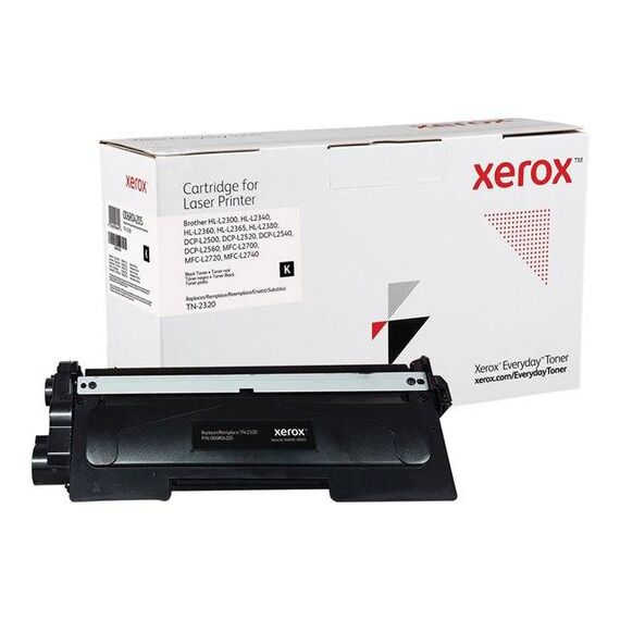 Everyday Black compatible toner (alternative for: Brother TN2320)