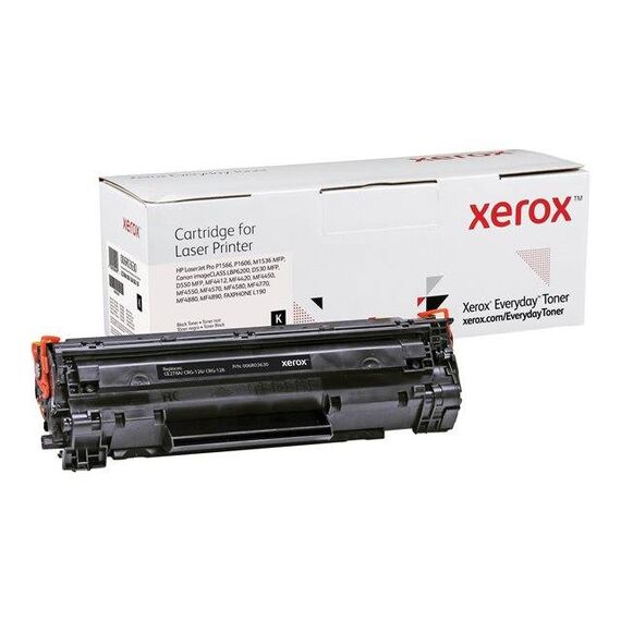 Black toner (alternative for: HP CE278A, Canon CRG-126, CRG-128)