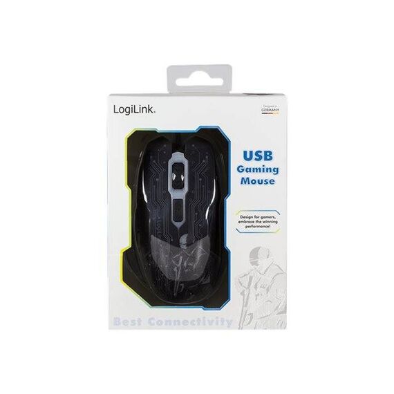 LogiLink Gaming Mouse optical 6 buttons wired USB ID0137