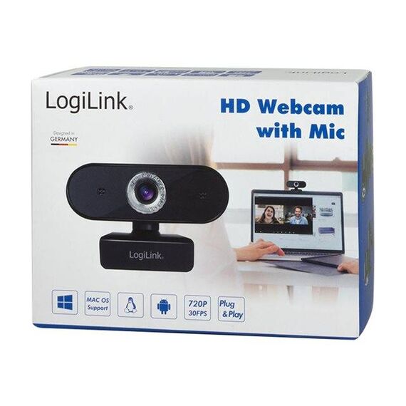 LogiLink HD USB Webcam with Microphone Webcam UA0368