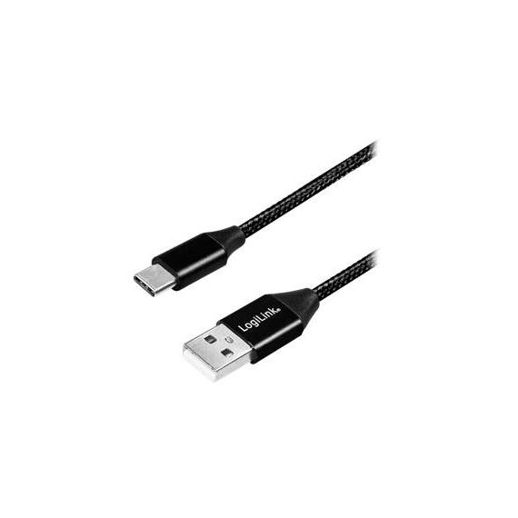LogiLink USB-C (M) to USB (M) 1m  black CU0140