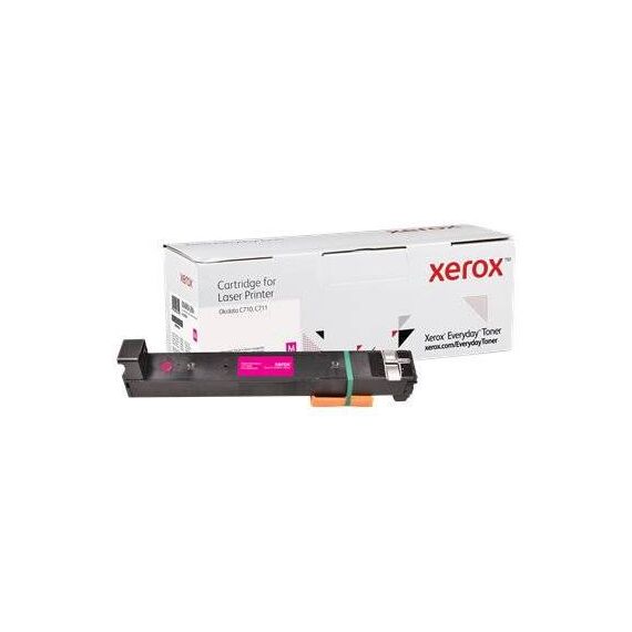 Magenta compatible toner cartridge for OKI C710cdtn
