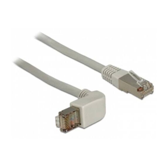 DeLOCK CAT6a  Patch cable RJ-45 (M) 1m SFTP grey  83645