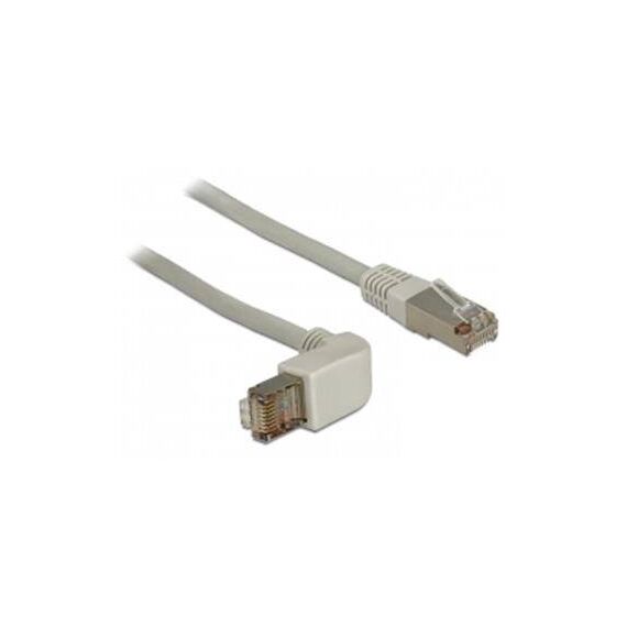 DeLOCK CAT6a  Patch cable RJ-45 (M) 1m SFTP grey  83645