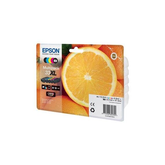 Epson 33XL Multipack 5-pack 47 ml XL black, C13T33574011