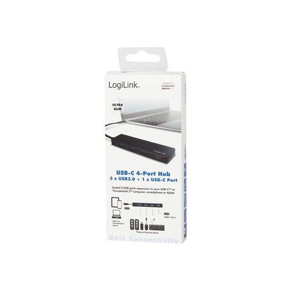 LogiLink Ultra-slim USB-C 3.1 hub Hub 3 x UA0311