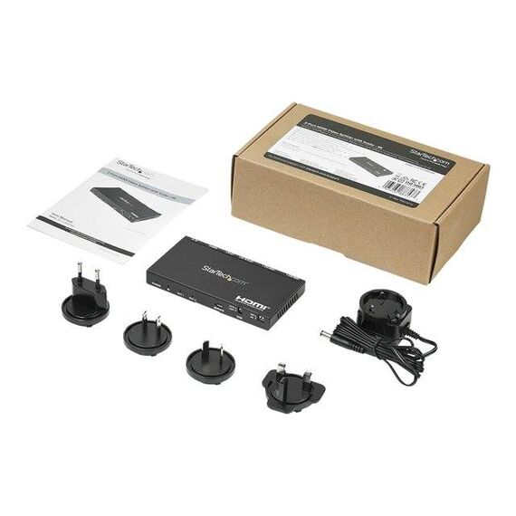 StarTech.com 2-Port HDMI Splitter (1x2), 4K ST122HD20S