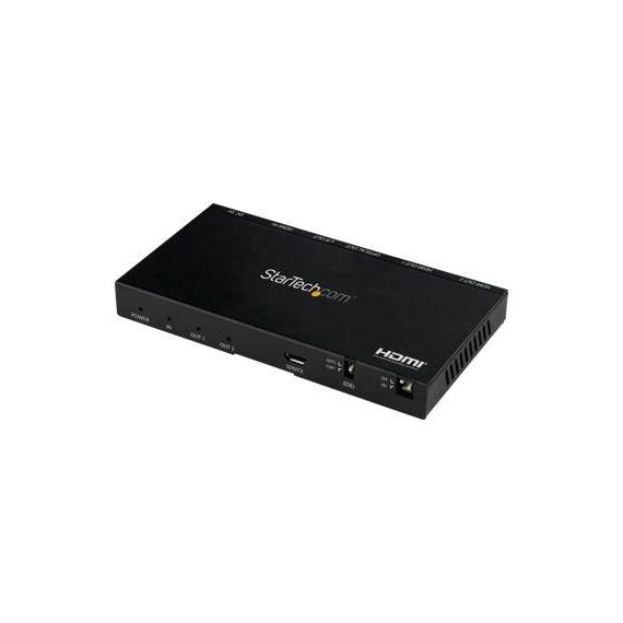 StarTech.com 2-Port HDMI Splitter (1x2), 4K ST122HD20S