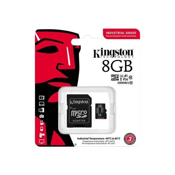 Kingston Industrial Flash memory card 8GB SDCIT28GB