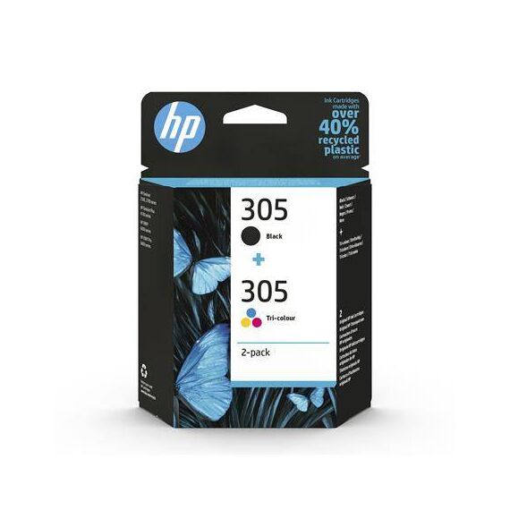 HP 305 2-pack black, colour (cyan, magenta, 6ZD17AE