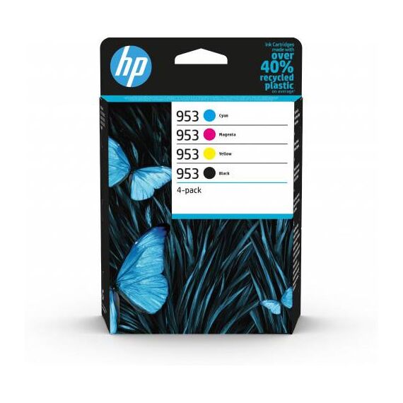 HP 953 4-pack black, yellow, cyan, magenta 6ZC69AE