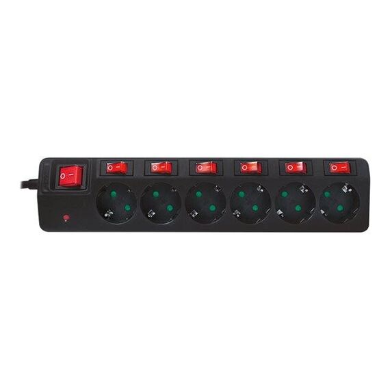 LogiLink Power strip AC 250 V 3680 Watt output LPS233