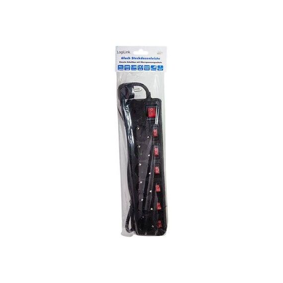LogiLink Power strip AC 250 V 3680 Watt output LPS233