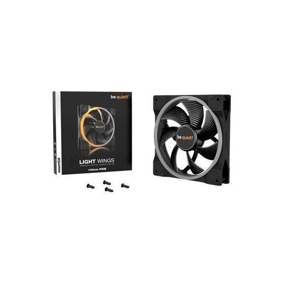 be quiet! Light Wings Case fan PWM 140 mm black BL074