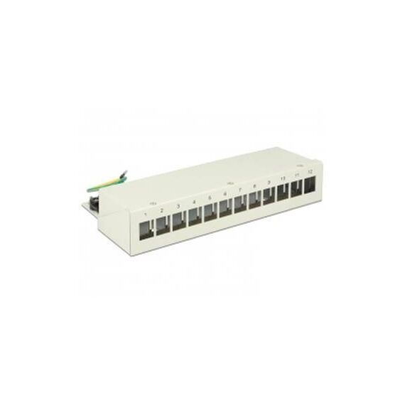DeLOCK Keystone Desktop Patch Panel Patch panel 43335
