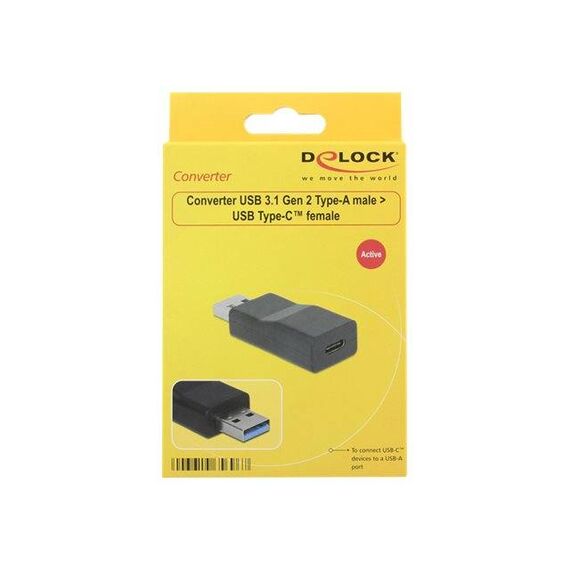 DeLOCK USB adapter USB Type A (M) to USB-C (F) USB 65696