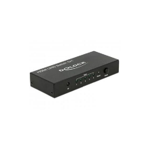 DeLock HDMI UHD Switch 5 x HDMI in > 1 x HDMI out 18685
