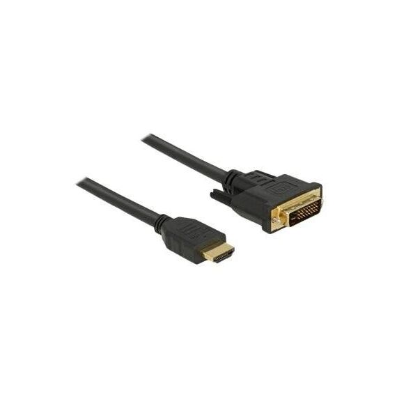 Delock Adapter cable DVI-D male to HDMI male 3 m 85655