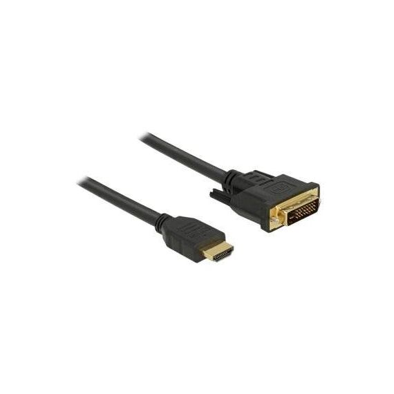 Delock Adapter cable HDMI male to DVI-D male 1 m 85652