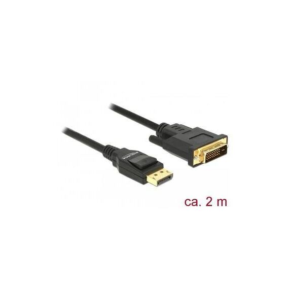 Delock Adapter cable single link DisplayPort (M) to 85313