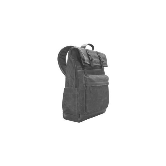 V7 Elite CBXT16-CANVAS Rolltop notebook backpack 15.6"  black