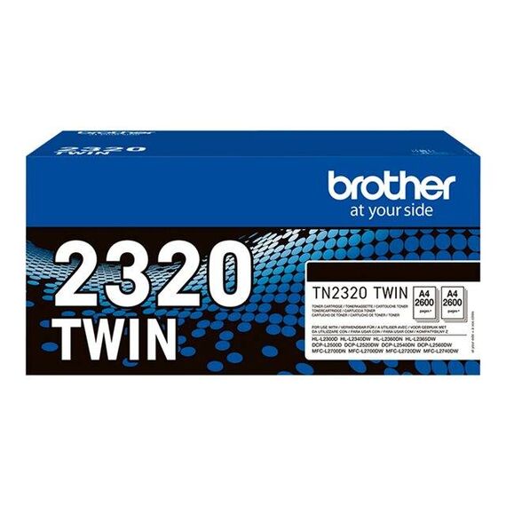 Brother TN2320 TWIN 2-pack High Yield black TN2320TWIN
