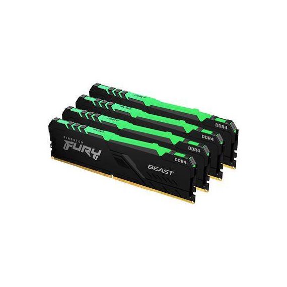 Kingston FURY Beast RGB DDR4 kit 32 GB: 4 KF426C16BBAK432