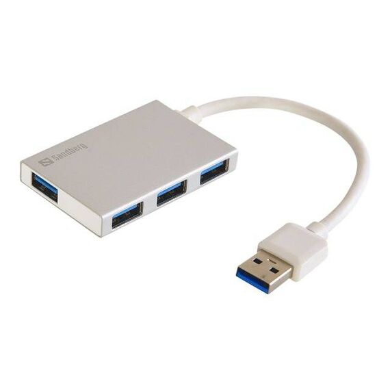Sandberg USB 3.0 Pocket Hub Hub 4 x SuperSpeed USB 133-88