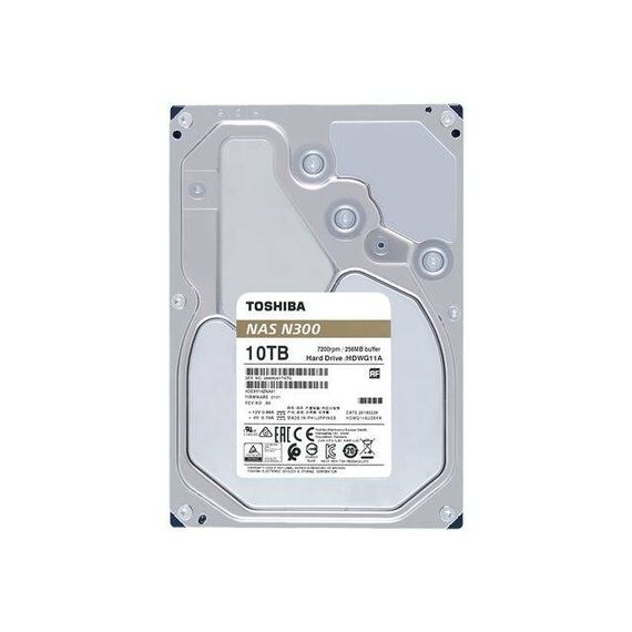 Toshiba N300 NAS Hard drive 10 TB internal HDWG11AEZSTA