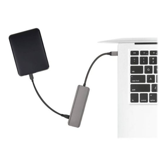 Trust Halyx Aluminium USB-C to 4-Port USB-A 3.2 Hub 23328
