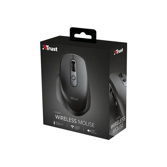 Trust Ozaa Mouse ergonomic 6 buttons wireless USB 23812