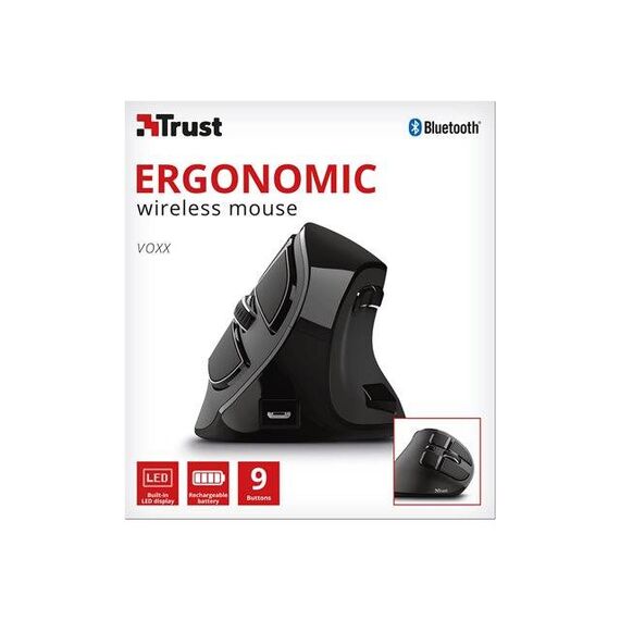 Trust Voxx Vertical mouse ergonomic right-handed 23731