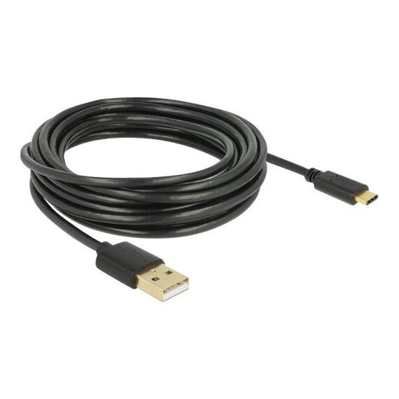 DeLOCK USB cable USB (M) to USB-C (M) USB 2.0 3 A 4m 83669