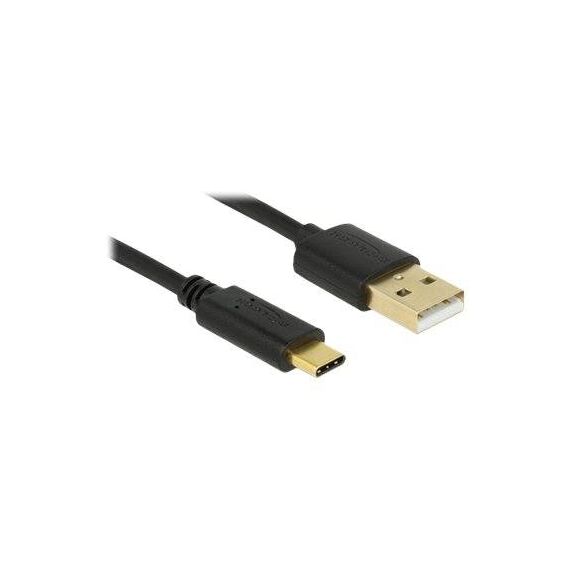 DeLOCK USB cable USB (M) to USB-C (M) USB 2.0 3 A 4m 83669