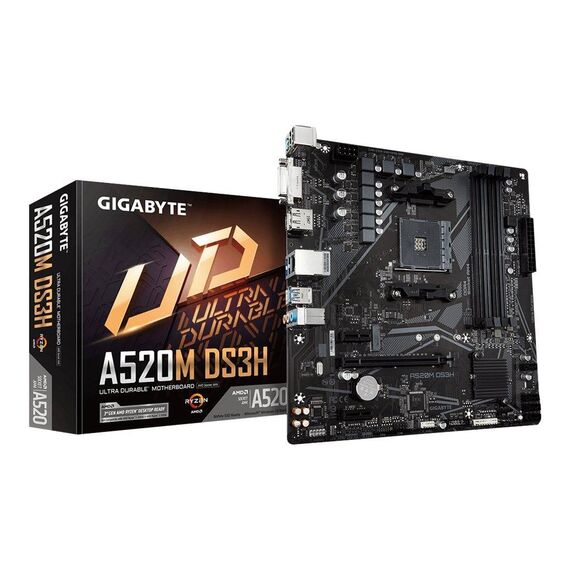 Gigabyte A520M DS3H 1.0 motherboard micro ATX Socket A520M DS3H