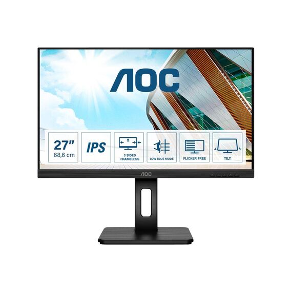 AOC Q27P2Q LED monitor 27 2560 x 1440 QHD  75 Hz IPS Q27P2Q
