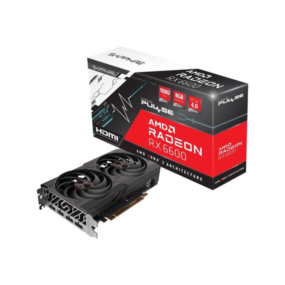 Sapphire Pulse Radeon RX 6600 Graphics card Radeon 1131001-20G