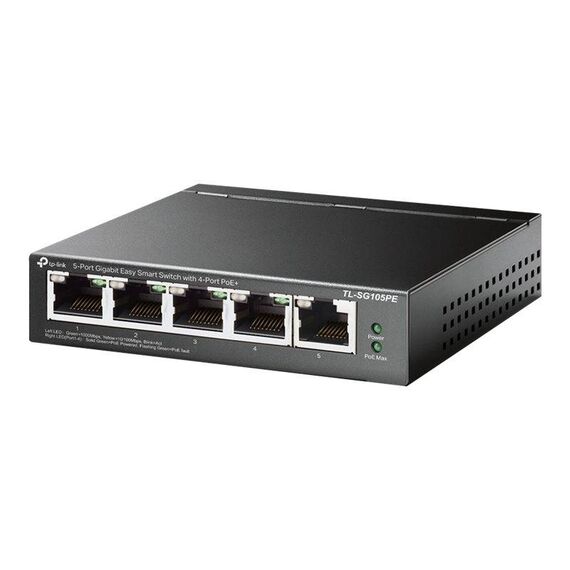 TPLink TL-SG105PE Switch Managed 5 x   TL-SG105PE