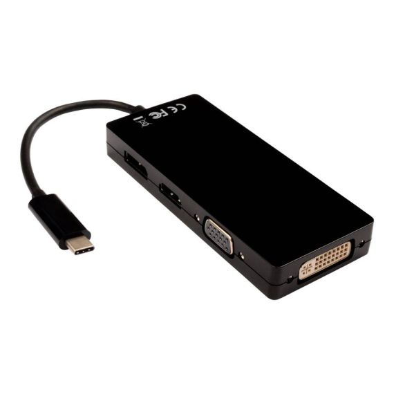 V7 V7UCDPHDVGADVI-BLK Adapter USB-C male V7UC-DPHDVGADVI-BLK