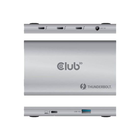 Club 3D Thunderbolt 4 Portable 5in-1 Hub with Smart CSV-1580