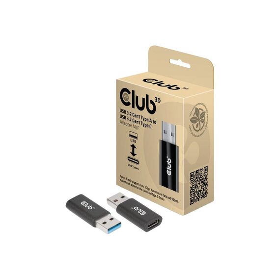 Club 3D USB adapter USB Type A (M) to USBC (F) USB CAC-1525