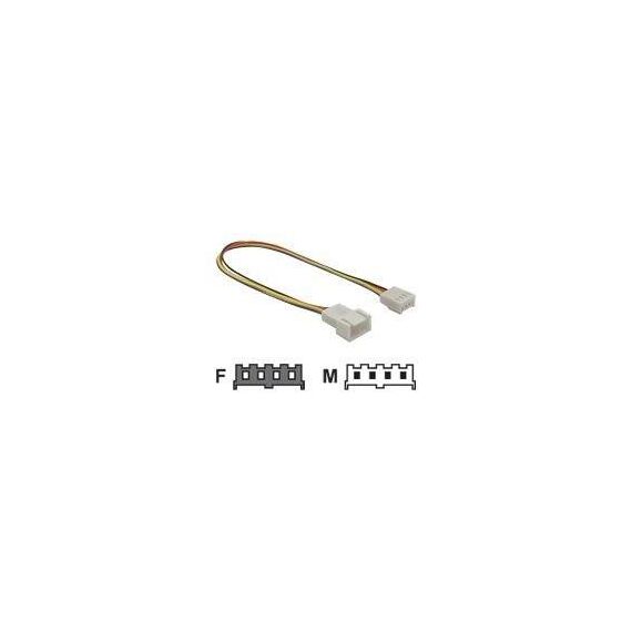 DeLOCK Power cable 4 PIN minipower connector (M) to 4 82429