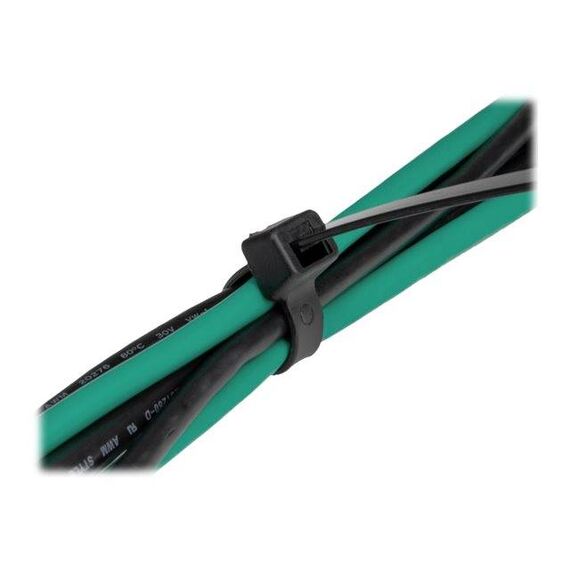 Delock Cable tie high tensile strength 20 cm black  19559