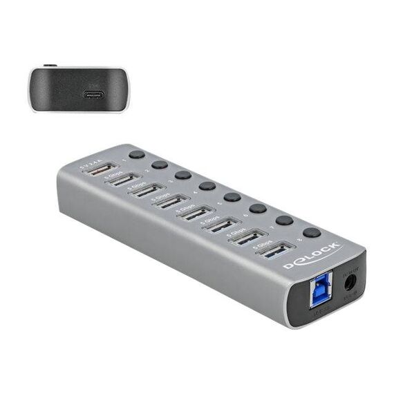 Delock Hub 7 x USB 3.2 Gen 1 63264