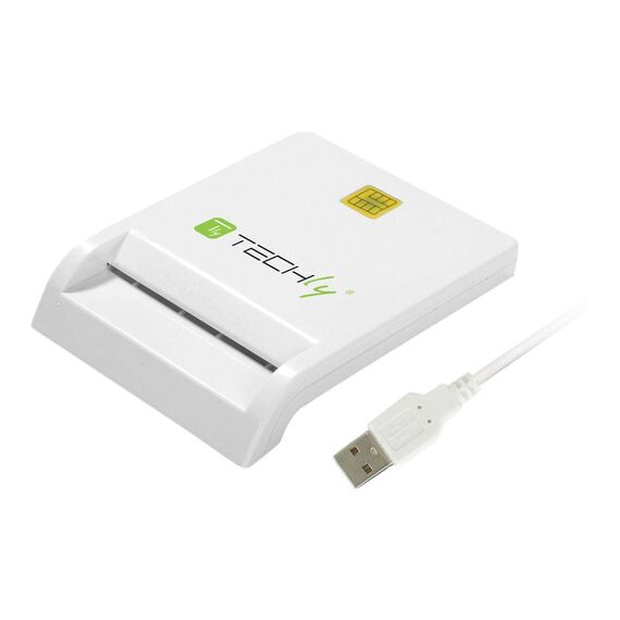 Techly Compact SmartCard readerwriter USB 2.0 ICARD-CAM-USB2TY