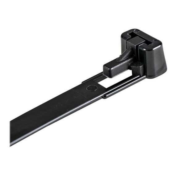 StarTech.com 12cm Reusable Cable Ties, 7mm wide CBMZTRB5BK