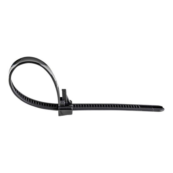 StarTech.com 12cm Reusable Cable Ties, 7mm wide CBMZTRB5BK