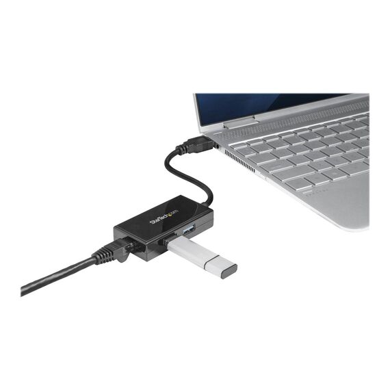 StarTech.com 2 Port USB 3.0 Hub with Ethernet USB USB31000S2